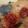 Schulter Realistische Blumen Rose tattoo von Orient Soul