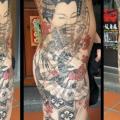 Side Japanese Geisha tattoo by Orient Soul