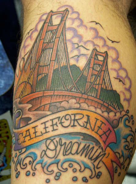 Arm Bridge Tattoo by Aloha Monkey Tattoo