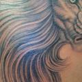 Shoulder Realistic Lion tattoo by Aloha Monkey Tattoo