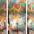 Japanese Back Body tattoo by American Made Tattoo