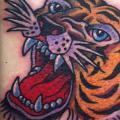 Old School Tiger tattoo von Artwork Rebels