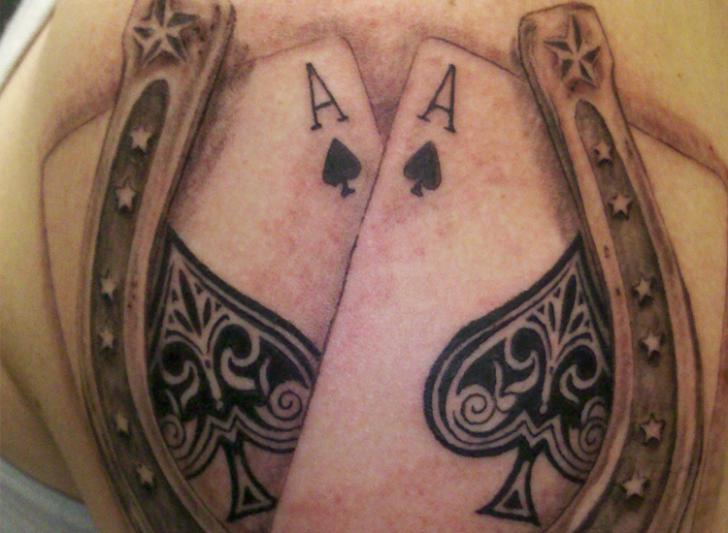 Ace Horse Tattoo by Bent n Twiztid