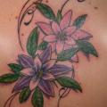 Blumen Rücken tattoo von Burning Monk Tattoo