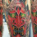tatuaje Brazo Japoneses Demonio por Big Kahuna Tattoo