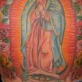 tatuaje Espalda Religioso Madre María por Big Kahuna Tattoo