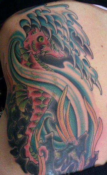 Shoulder Wave Tattoo by Big Kahuna Tattoo