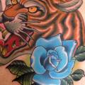New School Tiger tattoo by Black 13 Tattoo