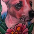Realistic Dog tattoo by Black 13 Tattoo