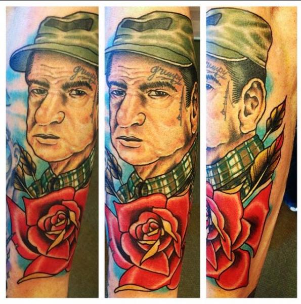 Tatuaż Portret Róża przez Blood Sweat Tears