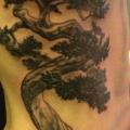 Realistic Side Tree tattoo by Blood Sweat Tears