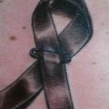 Realistic Ribbon tattoo by Divinity Tattoo