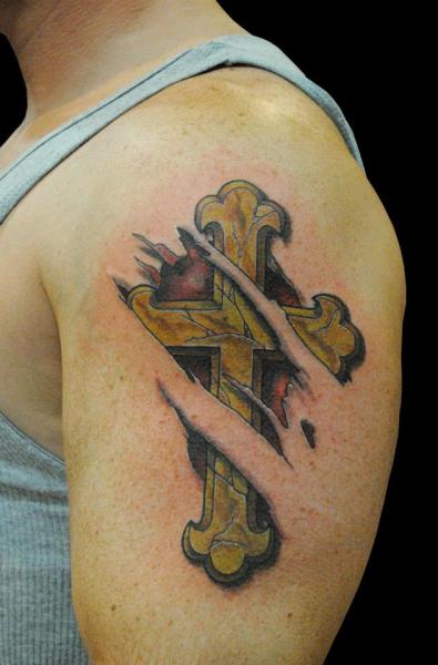Schulter Crux Tattoo von Divinity Tattoo