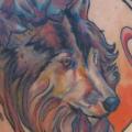 Schulter Hund tattoo von Divinity Tattoo