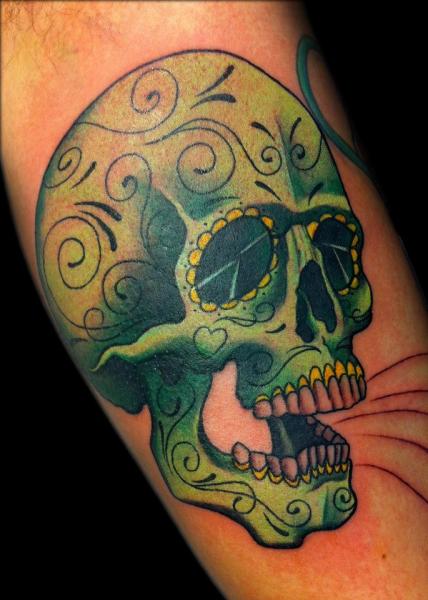 Skull Tattoo by Divinity Tattoo