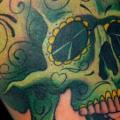 Skull tattoo by Divinity Tattoo
