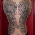 Fantasy Back Wings tattoo by Dream Masters
