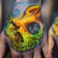 Totenkopf Hand tattoo von Dream Masters