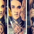 tatuaje Brazo Retrato Realista por East Side Ink Tattoo
