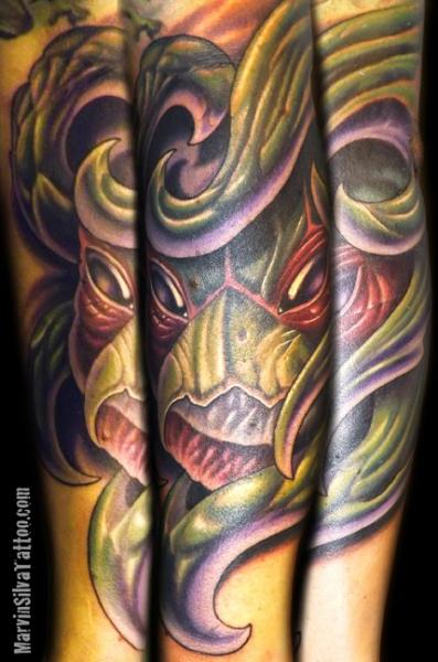 Tatuaggio Braccio Fantasy Mostri di Empire State Studios