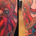 Arm Realistische Oktopus tattoo von Empire State Studios