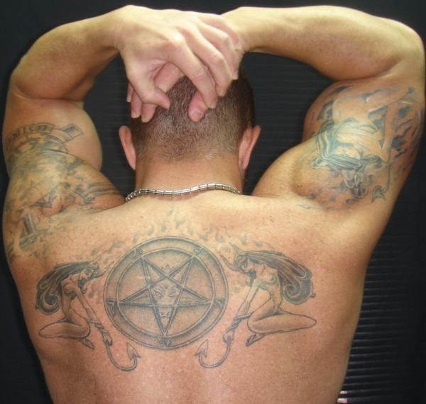 Back Symbol Tattoo by Epic Tattoo