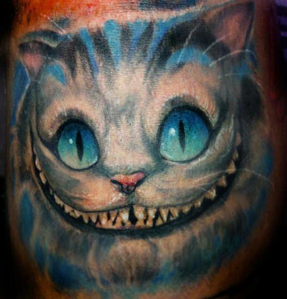 Fantasy Cat Tattoo by Epic Tattoo