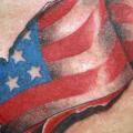 Usa Flag tattoo by Epic Tattoo
