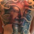 tatuaje Japoneses Buda Espalda por Flesh Tattoo Company