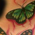 Realistic Butterfly tattoo by Gold City Ink
