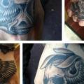 tatuaje Cráneo Mano por Good Mojo Tattoos