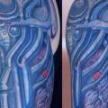Schulter Biomechanisch tattoo von Graven Image Tattoo