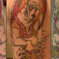 Schulter Fantasie Bären tattoo von Guru Tattoo