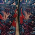 Arm Fantasy Women tattoo by FreiHand Tattoo