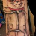 Arm Fantasy Cat tattoo by Hidden Hand Tattoo
