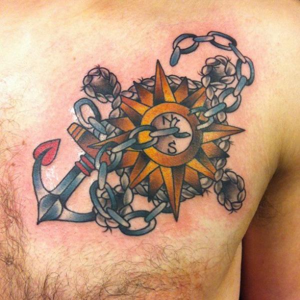 50 Stunning Compass Tattoo Design Ideas Best of 2022