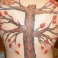 Realistic Back Tree tattoo by House of Ink