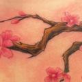 Flower Cherry Breast tattoo by Immortal Canvas