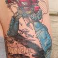 Schulter Fantasie Transformers tattoo von Immortal Image Tattoos