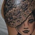 Shoulder Women tattoo by Industry Tattoo