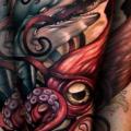 Arm Wal Oktopus tattoo von Ink and Dagger Tattoo
