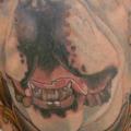 Realistische Waden Hund tattoo von Ink and Dagger Tattoo