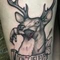 Arm Deer tattoo by Art Corpus