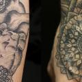 tatuaje Brazo Corazon Mano por Art Corpus