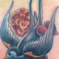 Old School Back Sparrow tattoo by Inkd Chronicles
