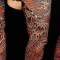 Arm Japanische Drachen tattoo von Invisible Nyc