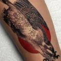 Arm Adler tattoo von Invisible Nyc