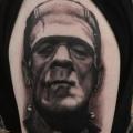 Arm Frankenstein tattoo by Invisible Nyc