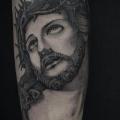 Arm Jesus Religious tattoo by Invisible Nyc