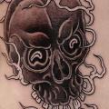 Side Skull tattoo by Invisible Nyc
